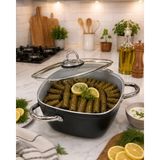 Schafer Gastronomie Master Seramik Derin Tencere 26 Cm-Siyah/gri - 000-Siyah