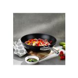 Schafer Gastronomie Master Siyah 28 cm Granit Wok Tava