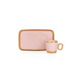 Schafer Goldie 6 Kisilik Kahve Fincan Seti 12 Parca-Pembe04