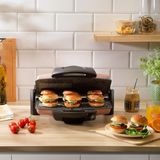 Schafer Grill Chef 1600 W Tost Makinesi Rose Gold Granit Plaka ile Çift Taraflı Pişirme
