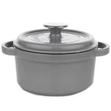 Schafer Guss Chef 24 cm Gri Demir Döküm Tencere