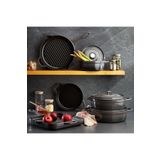 Schafer Guss Chef Döküm Kare Grill Tava 28X28 Cm 1 Parça-Gri