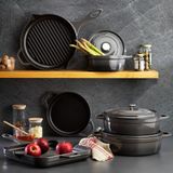 Schafer Guss Chef Döküm Sahan Çift Kulplu 19 cm 1 Parça-Gri - Çift Kulplu Döküm Sahan