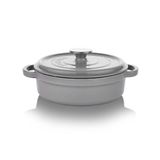 Schafer Guss Chef Gri Döküm Basık Tencere 28 Cm 2 Parça