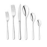 Schafer Hamburg Gümüş03 72 Parça 12 Kişilik Çatal Kaşık Bıçak Takımı