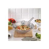 Schafer Held Çelik Wok Tava 28 Cm Cam Kapaklı