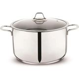 Schafer Held Derin Çelik Tencere 2 Parça 28 cm Inox - Siyah