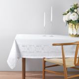Schafer Home Amar Masa Örtüsü 150x220cm 1 Parça - Beyaz