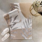 Schafer Home Floral 2 Li Pamuk Floş Banyo Paspası-Bej