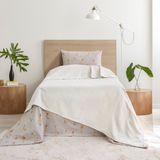 Schafer Home Hera Tek Kişilik Pike Takımı 3 Parça-Ekru - 160x220