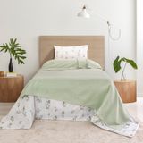 Schafer Home Hera Tek Kişilik Pike Takımı 3 Parça-Yeşil - 160x220
