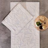 Schafer Home Leaf 2 Li Banyo Paspası-ekru Krem