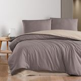 Schafer Home Mia Çift Kişilik Nevresim Takımı 4 Parça-Kahverengi - 200 x 220 cm