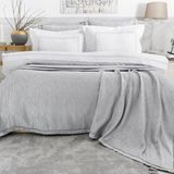 Schafer Home Pavia Şönil Yatak Örtüsü Nevresim Seti 7 Parça-Gri - 230 x 250 cm