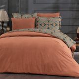 Schafer Home Premium Comfort Çift Kişilik Nevresim Takımı 6 Parça-Kiremit - 200 x 220 cm