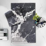 Schafer Home Retro 2 Li Pamuk Floş Banyo Paspası-Gri
