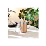 Schafer Iron Man Kupa Termos 350 Ml-pembe altın