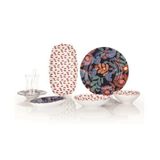Schafer KMZ01 16138 Kırmızı 32 Parça Sophie Kahvaltı Takımı