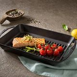 Schafer Lava Döküm Izgara Tava 26x32 Cm-siyah Eco