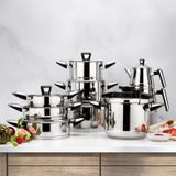 Schafer Premium Çelik Çeyiz Seti 18 Parça-ınox Inox