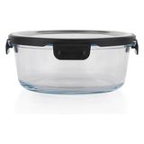 Schafer Retro Kilitli Saklama Kabı Yuvarlak 900 Ml-Inox