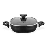 Schafer SHF-25535 Gastronomie Granit Siyah 26 cm Basık Tencere