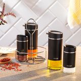 Schafer Silver Touch Yağlık+Sirkelik Seti-5 Parça-Siyah - 500 ml