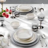 Schafer Sonia 24 Parça Platin Yemek Takımı