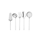 Schafer Steely Çelik Servis Seti 5 Parça-Gümüş02 1S6477-12001-GUM02