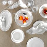 Schafer Superfine Bone 56 Parça Platin Yemek Takımı