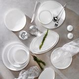 Schafer Superfine Bone Lumiere 56 Parça Platin Yemek Takımı