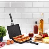 Schafer Tastemake Xl Döküm Ocak Üstü Tost Izgara 20X26 Cm-2 Parça - 1 Adet - Çok Renkli