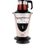 Schafer Tee Haus Elektrikli Cam Semaver 1,2 L Krem Renk Hızlı Demleme Teknolojisi ile