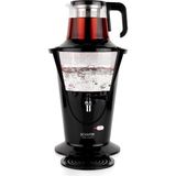 Schafer Tee Haus Yeni Nesil Elektrikli Cam Semaver-Siyah
