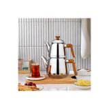 Schafer Teehaus 2 lt Kahverengi Çelik 4 Parça Çaydanlık Takımı