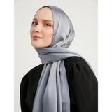 Schaless Janjanlı Krinkıl Abaye Şal 70x190cm - Çakmak Taşı - Koyu İndigo