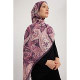 Schaless Kozmik Paisley - Pembe - Efilia Desenli Şal - 70x190 Cm