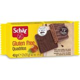 Schar Quadritos Bitter Çikolata Kaplı Glutensiz Kakaolu Gofret 2 * 20 gr - 40 gr