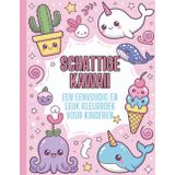 Schattige Kawaii – Een Eenvoudig en Leuk Kleurboek voor Kinderen: Meer dan 50 makkelijke illustraties van lieve dieren, grappige voorwerpen en ... voor kleuters en jonge kinderen vanaf 3 jaar