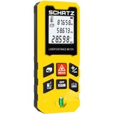 Schatz 100 Metre Lazerli Mesafe Ölçer Kırmızı Işık Lazermetre (Sarı)