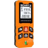 Schatz 100 Metre Lazerli Mesafe Ölçer Kırmızı Işık Lazermetre (Turuncu)