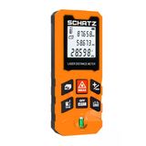Schatz 100 Metre Lazerli Mesafe Ölçer Kırmızı Işık Lazermetre (Turuncu)