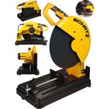 Schatz 2000W Bakır Sargılı Metal Şanzıman 355 mm Profil Metal Kesme Makinesi Sarı