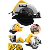 Schatz 800W Bakır Sargı Sjs Metal Şanzıman Sunta Kesme Daire Testere Makinesi Sarı 180MM