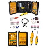 Schatz Profesyonel 130W Çok Fonksiyonlu Gravür Oyma Dremel Taşlama Zımpara Kesme Set 350 Parça