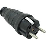 Schauff Sm-06 Monofaze 1x16 A. Kauçuk Erkek Fiş - SİYAH - Siyah