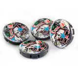 Schädel Rr Damla Geçme Jant Göbek Kapağı 4 Lü Set 55/58Mm