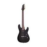 Schecter C-6 Deluxe Elektro Gitar (Satin Black) - Saten Siyah