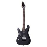 Schecter C-6 Fr Deluxe Solak Elekktro Gitar Satin Black