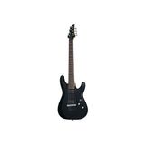 Schecter C-7 Deluxe Elektro Gitar (Satin Black) - Saten Siyah